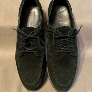 11M Black Nubuck Suede Oxfords